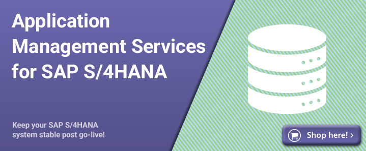 Application Management Services for SAP S/4HANA