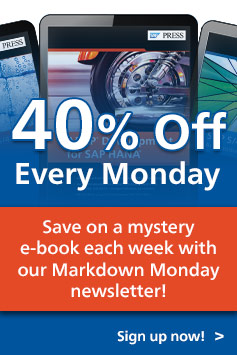 Markdown Monday Newsletter | SAP PRESS Books and E-Books
