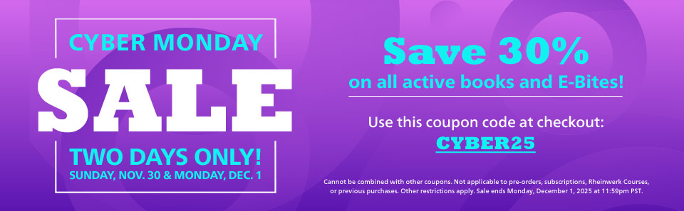 Cyber Monday Sale - Save 30%