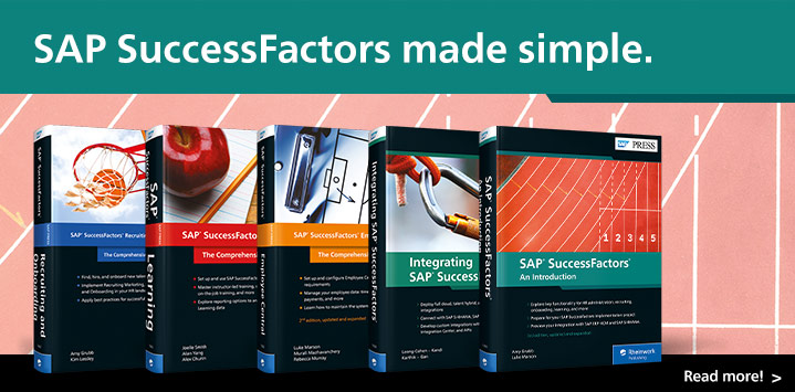 Successfactors Sap Hcm Sap Hr Sap Press Books And E Books Successfactors Sap Hcm Sap Hr Sap Press Books And E Books