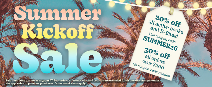 Save 20-30% - this week only!