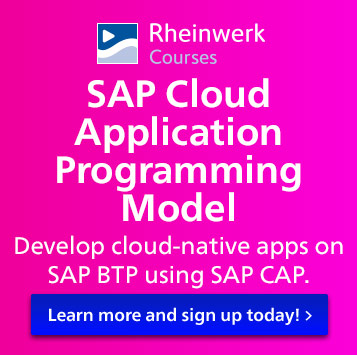 SAP Cloud Application Programming Model: Developing Cloud-Native Applications on SAP BTP Online Course