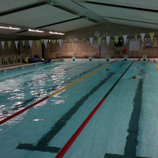 Vattengympa i varmbad