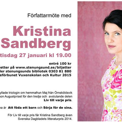 Författarmöte med Kristina Sandberg