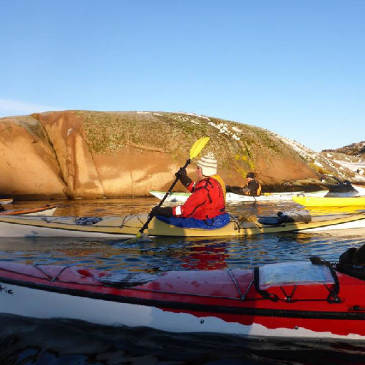 Vinterpaddling vid Stocken