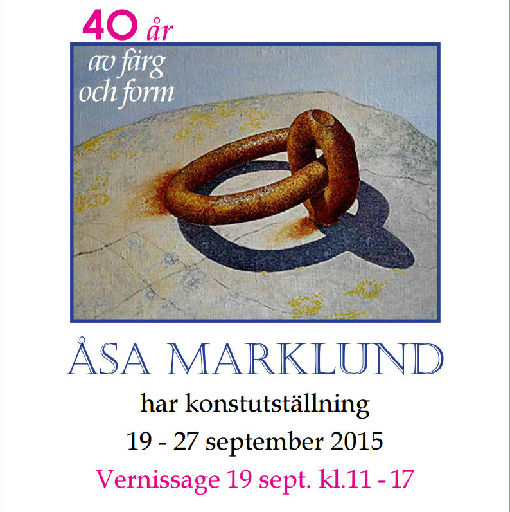 Utställning: Åsa Marklund