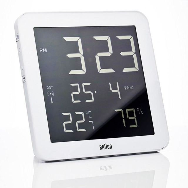 BRAUN BNC014WH MASA+DUVAR SAATİ SAAT, MASA SAATLERİ BRAUN