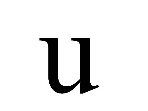 u