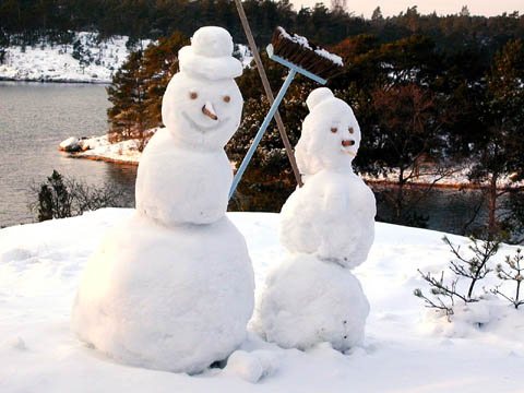 snögubbe