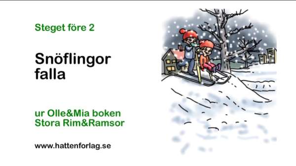 Snöflingor falla
