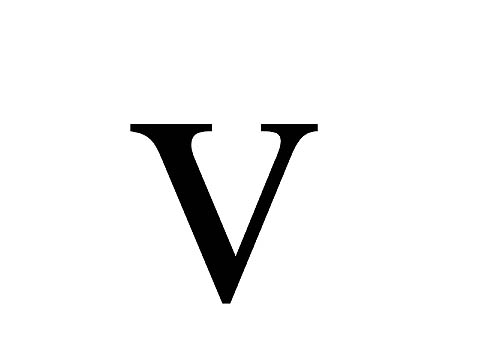 v