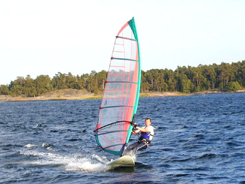windsurfing