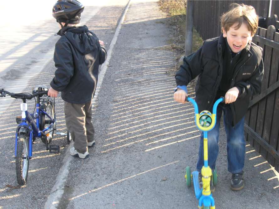 Snart, snart ska jag cykla.