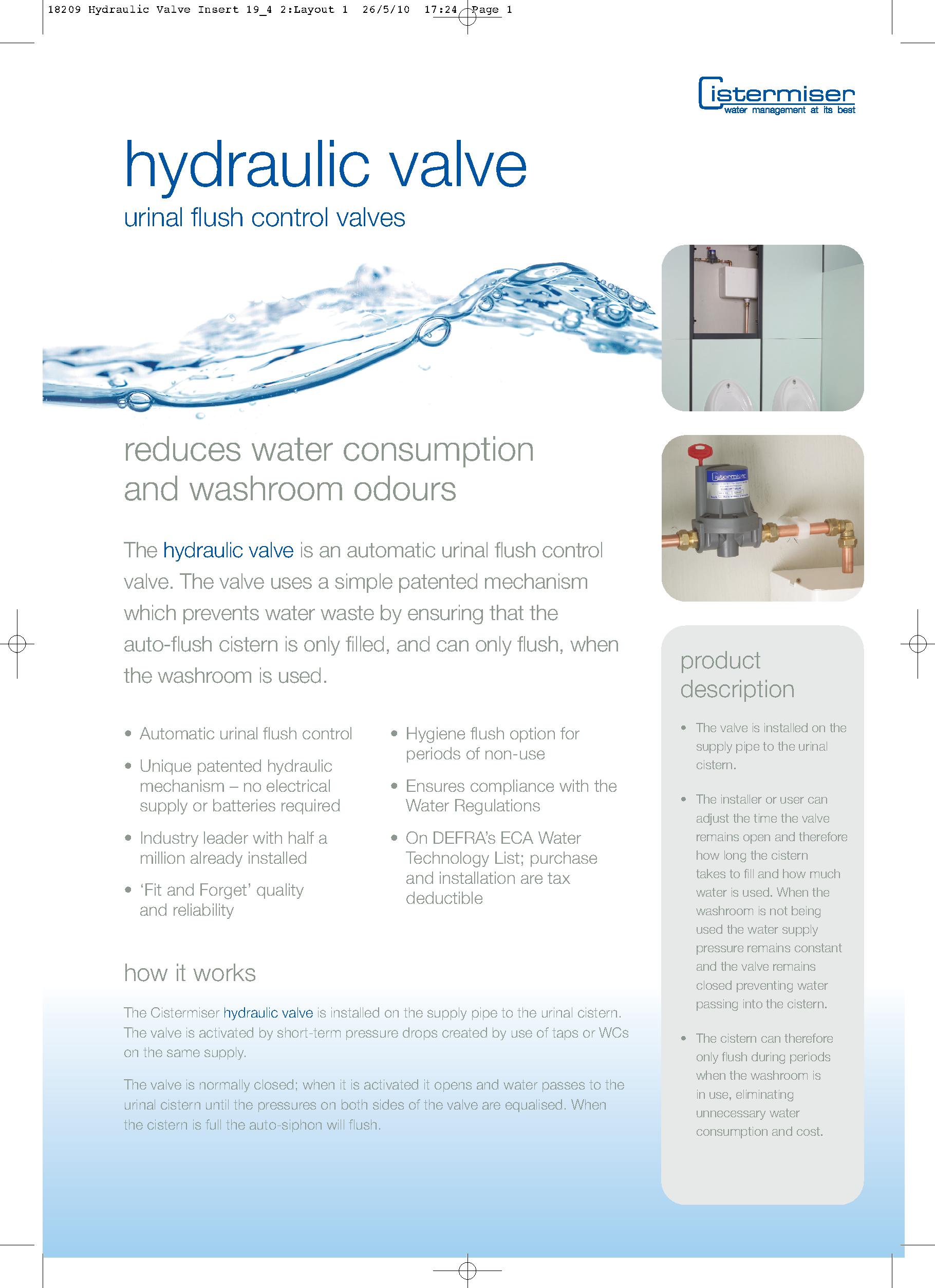 Cistermiser Standard Pressure (SE10004) Harris & Bailey Ltd