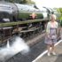 Alison Scott and Chris Bristow, steaming ahead on the GWSR
