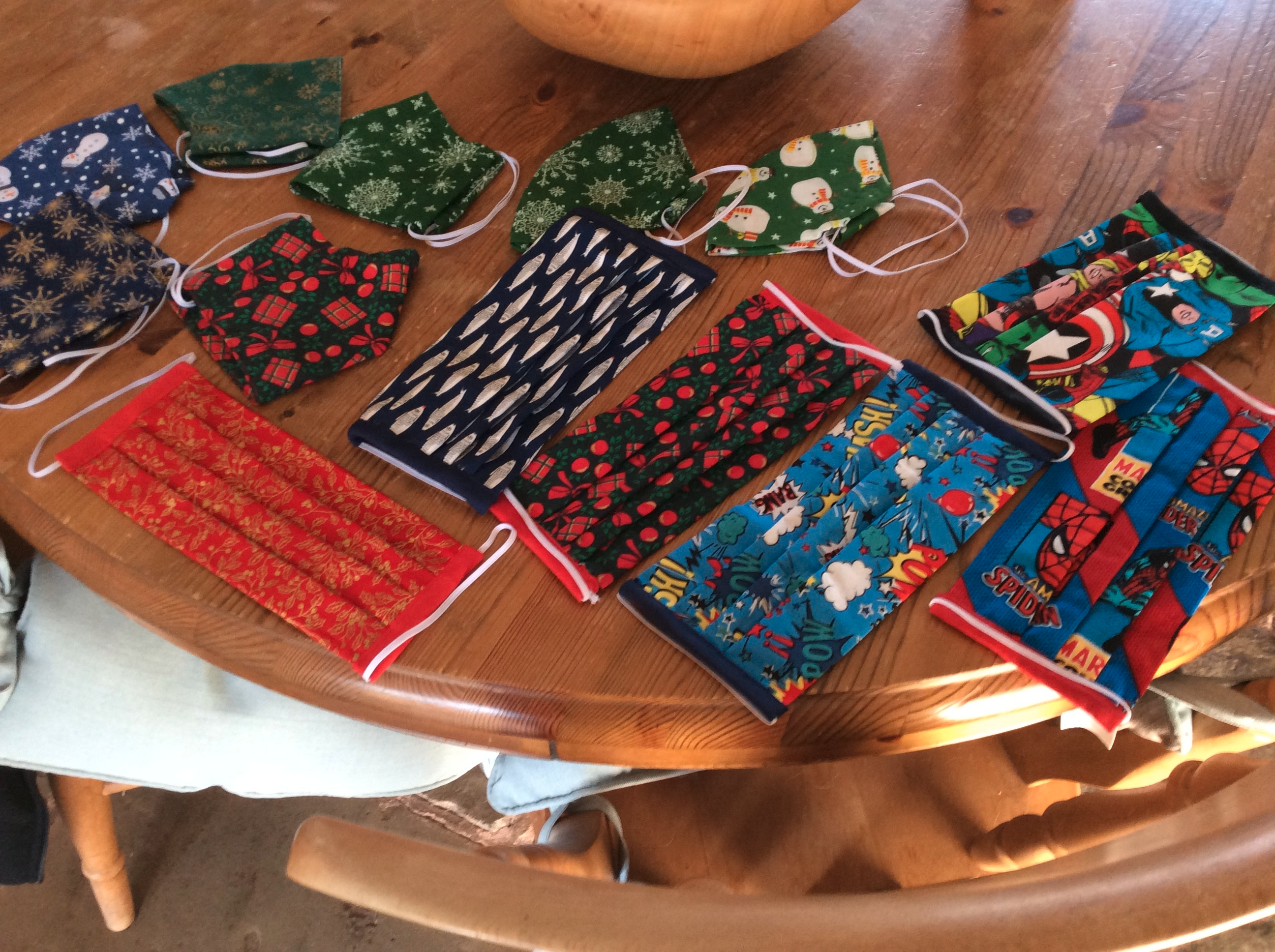 Handmade face masks