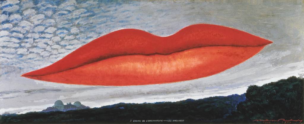 A l'Heure de l'Observatoire, les Amoureux, 1934 Painting by Man Ray. Courtesy Telimage