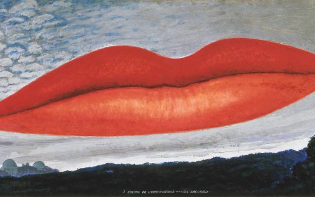 A l'Heure de l'Observatoire, les Amoureux, 1934 Painting by Man Ray. Courtesy Telimage