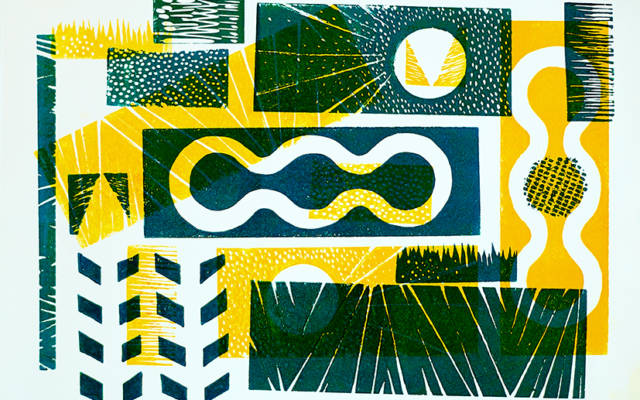 Lino print by Bobshaped