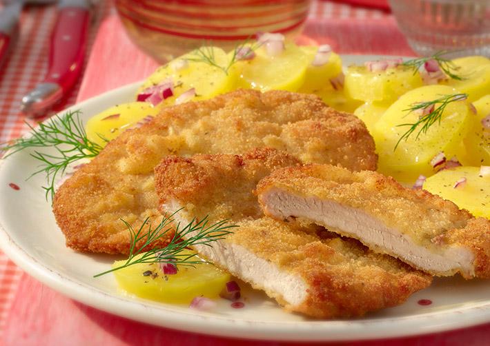 Schnitzel mit Kartoffelsalat Rezept  HelloFresh