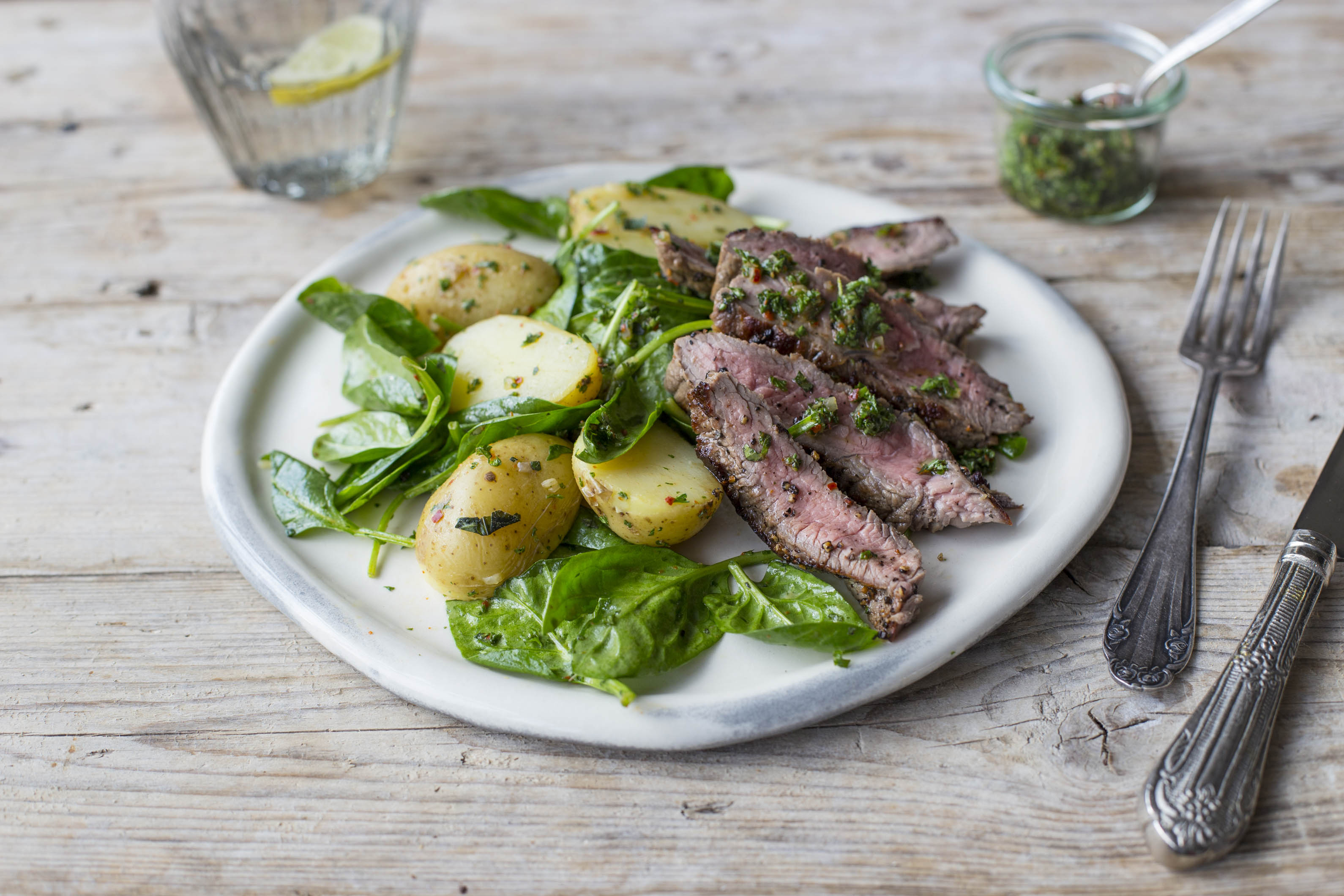 Seared Black Pepper Steak Salad