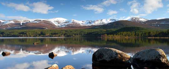 Loch Morlich and the Cairngorms