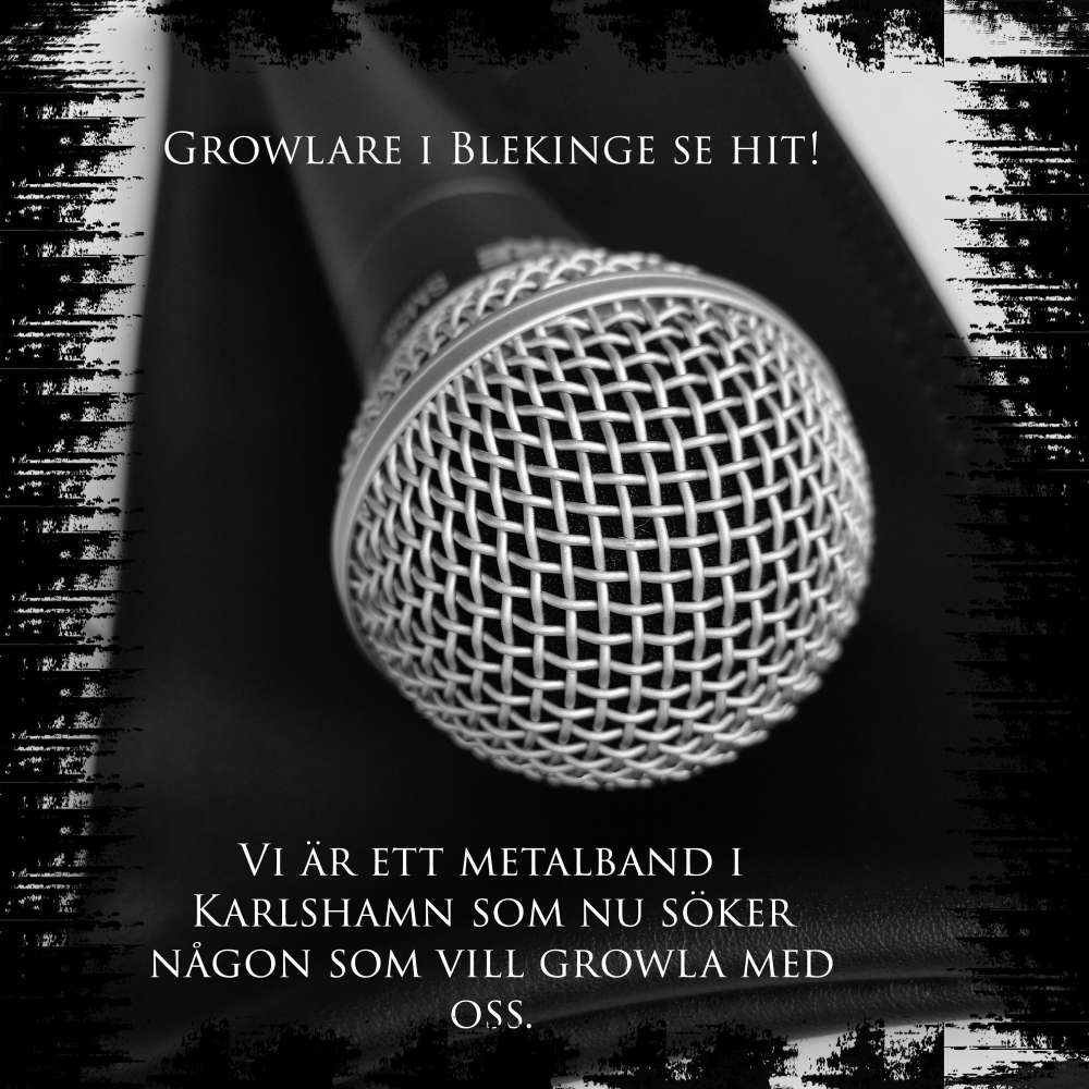 Growlare sökes till metalband