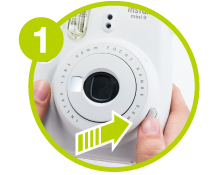 instax mini 9 power on