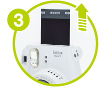 instax mini 9 power on