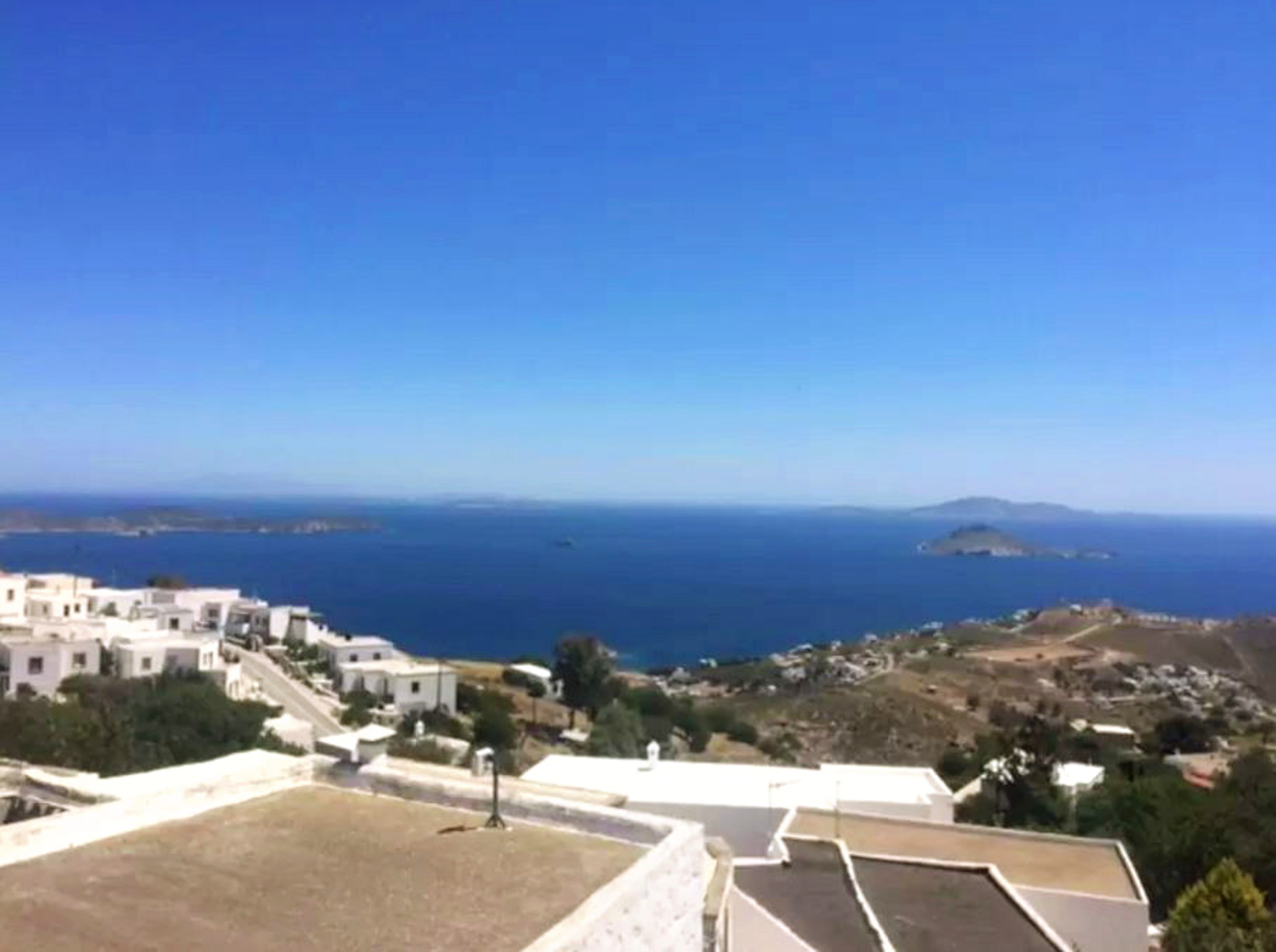 Haus mit 4 Schlafzimmern in Patmos mit herrlichem Meerblick Terrasse und W LAN 1 km vom Strand entfernt