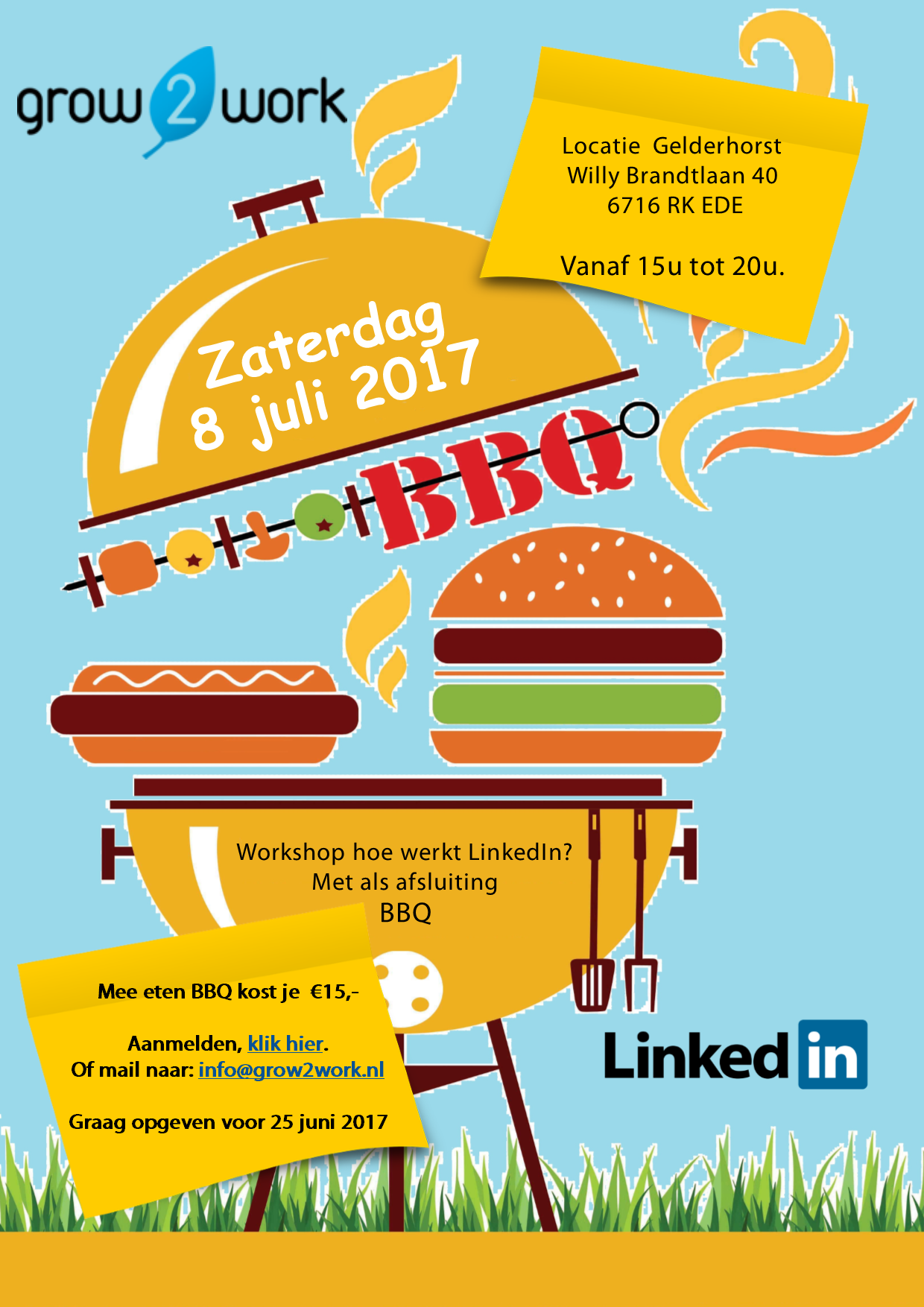 Workshop Linkedin profiel op 8 juli