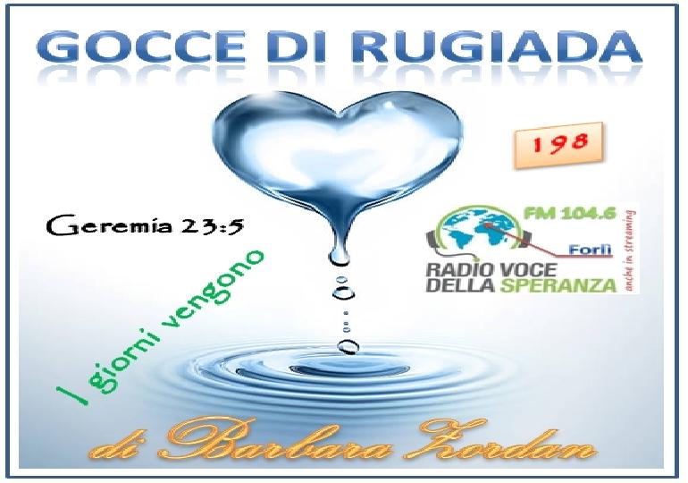 Gocce di Rugiada 198 (I giorni vengono)