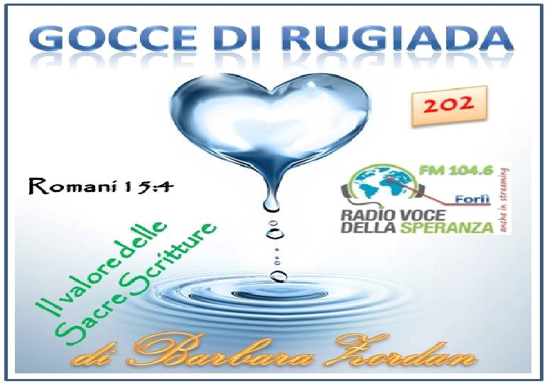 Gocce di Rugiada 202 (Il valore delle Sacre Scritture)