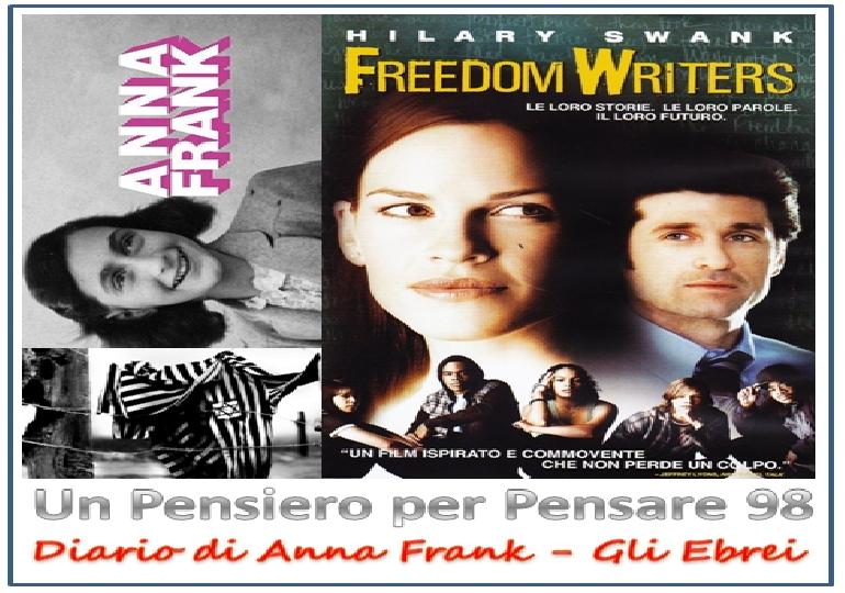 Un Pensiero per Pensare 98 (Anna Frank, gli Ebrei)