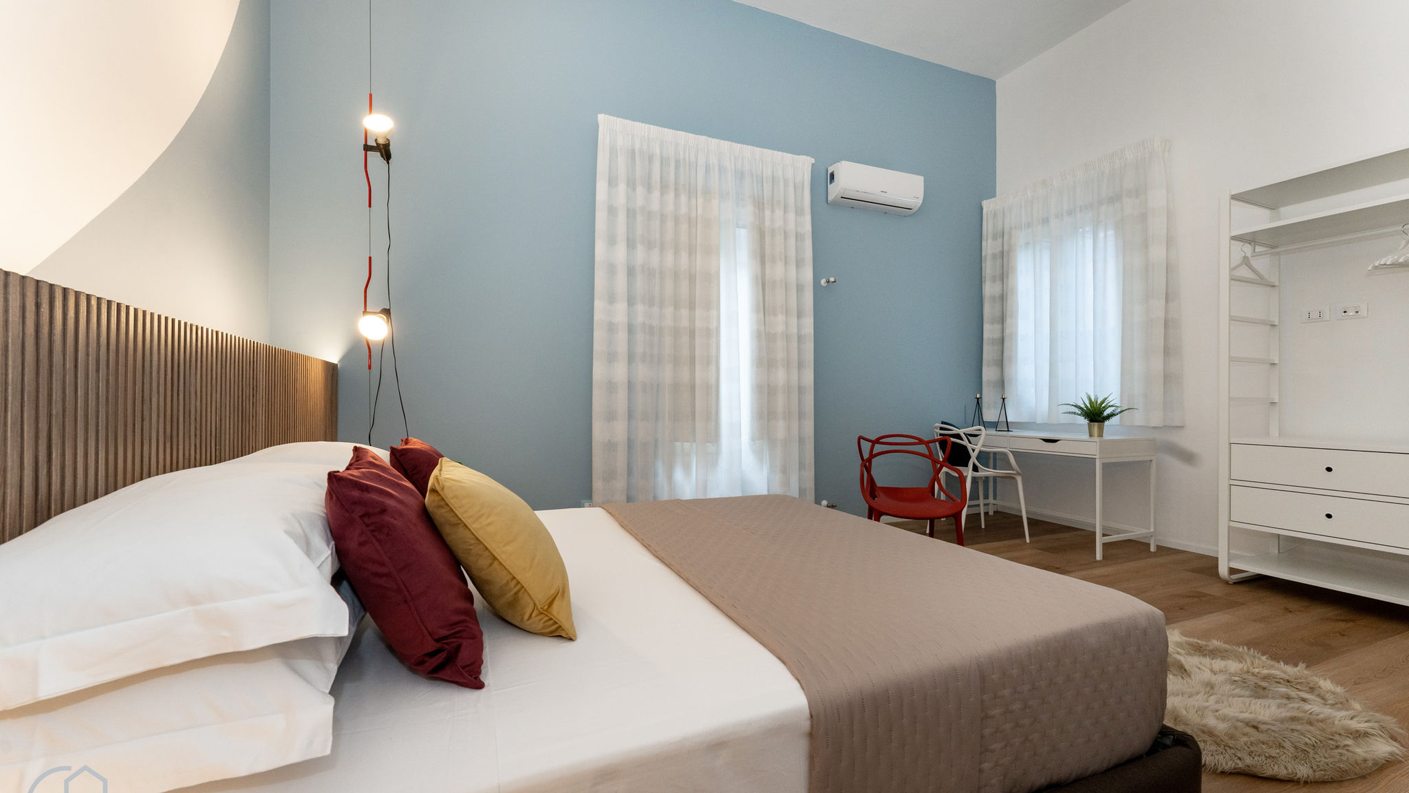 Modern House Province - Sky Blue Room