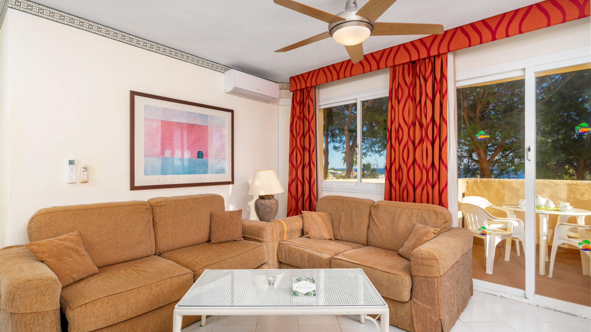 Seaview balcony in Club Caronte resort Ref 25 (OLD)
