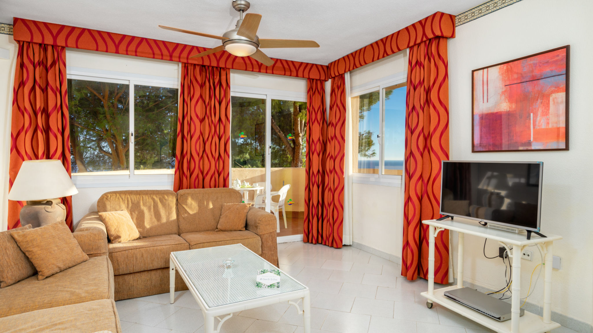 Seaview balcony in Club Caronte resort Ref 25 (OLD)