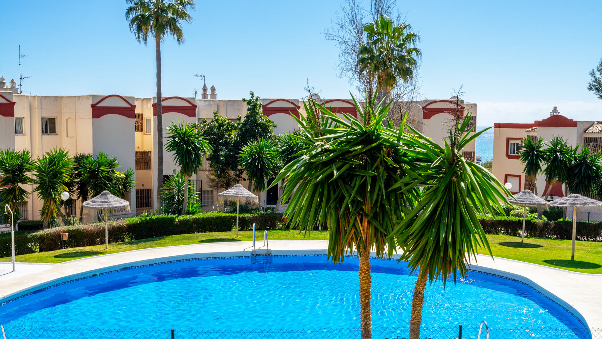 Seaview flat with pool in Mijas Costa Ref 17 (OLD)