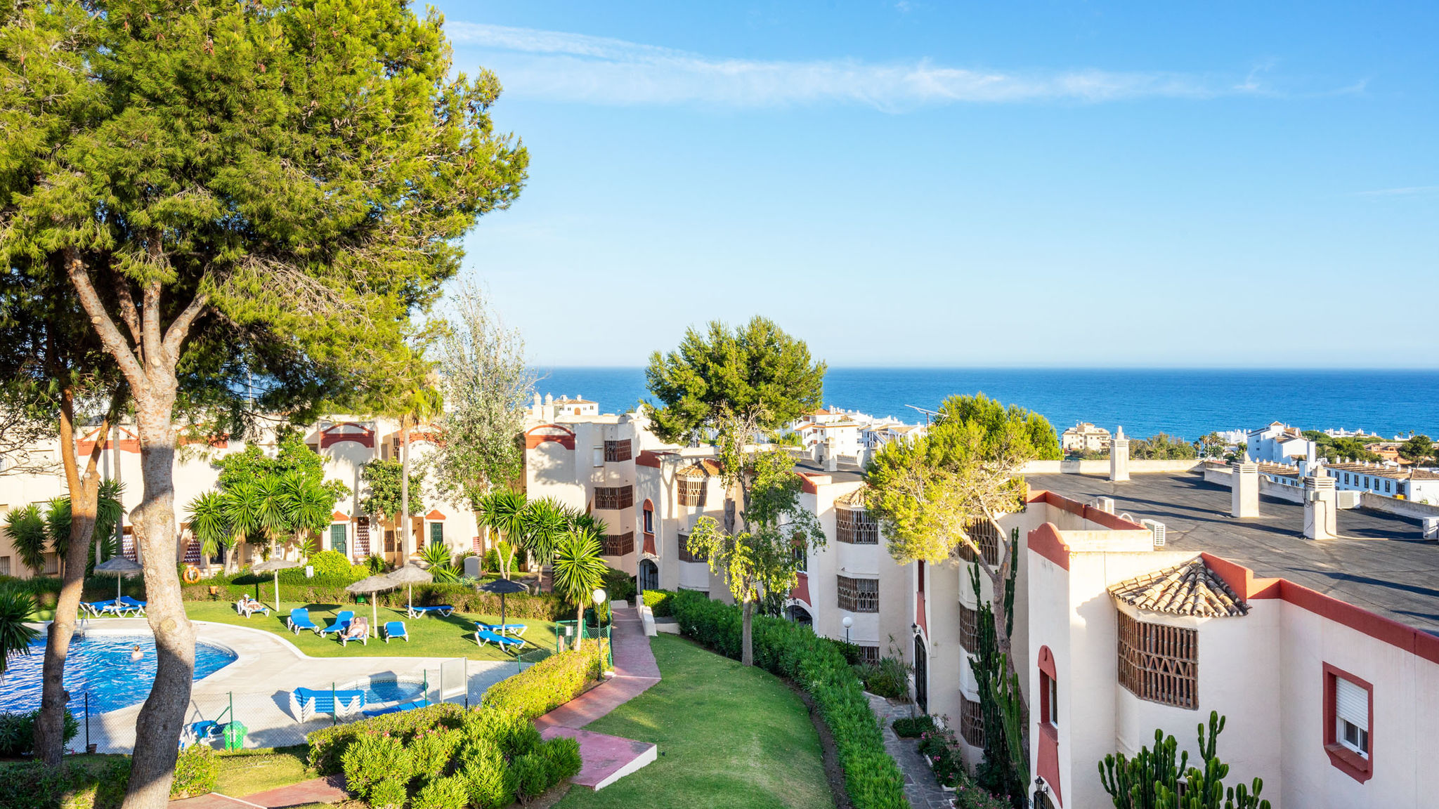 Seaview flat with pool in Mijas Costa Ref 17 (OLD)