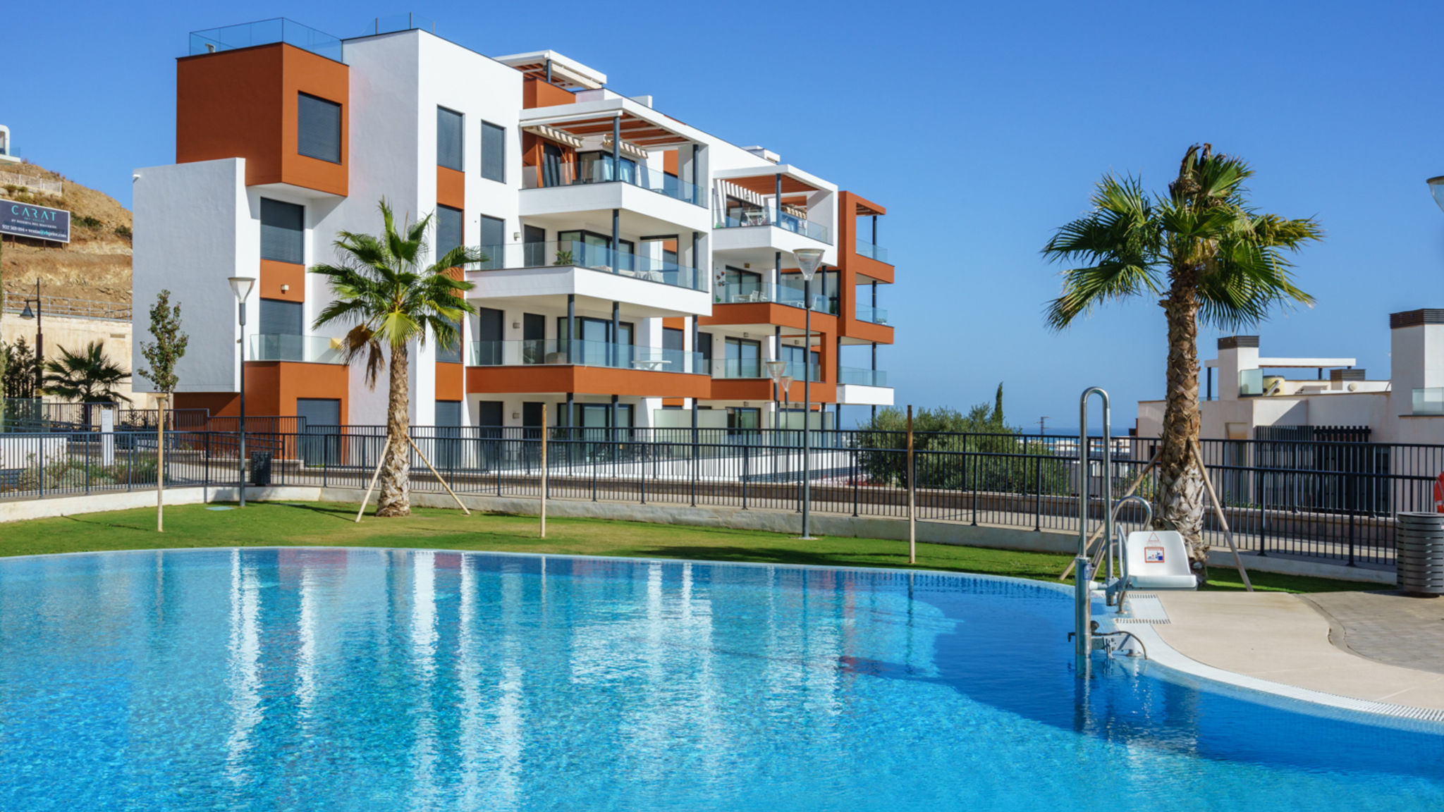 Design apartment with pool in Carvajal - Ref 213