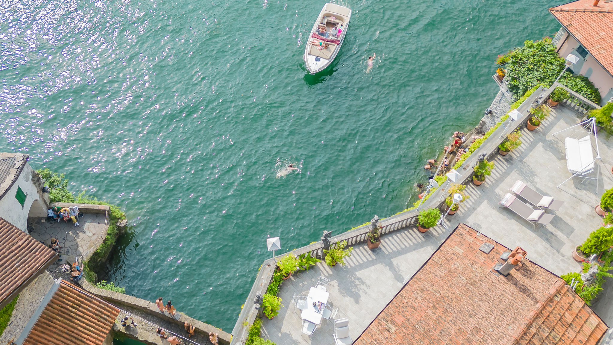 Italianway Nesso Terrace on Orrido di Nesso Waterfall 