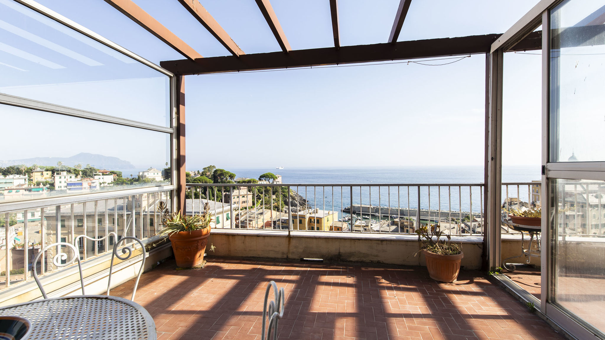 Panoramic sea view