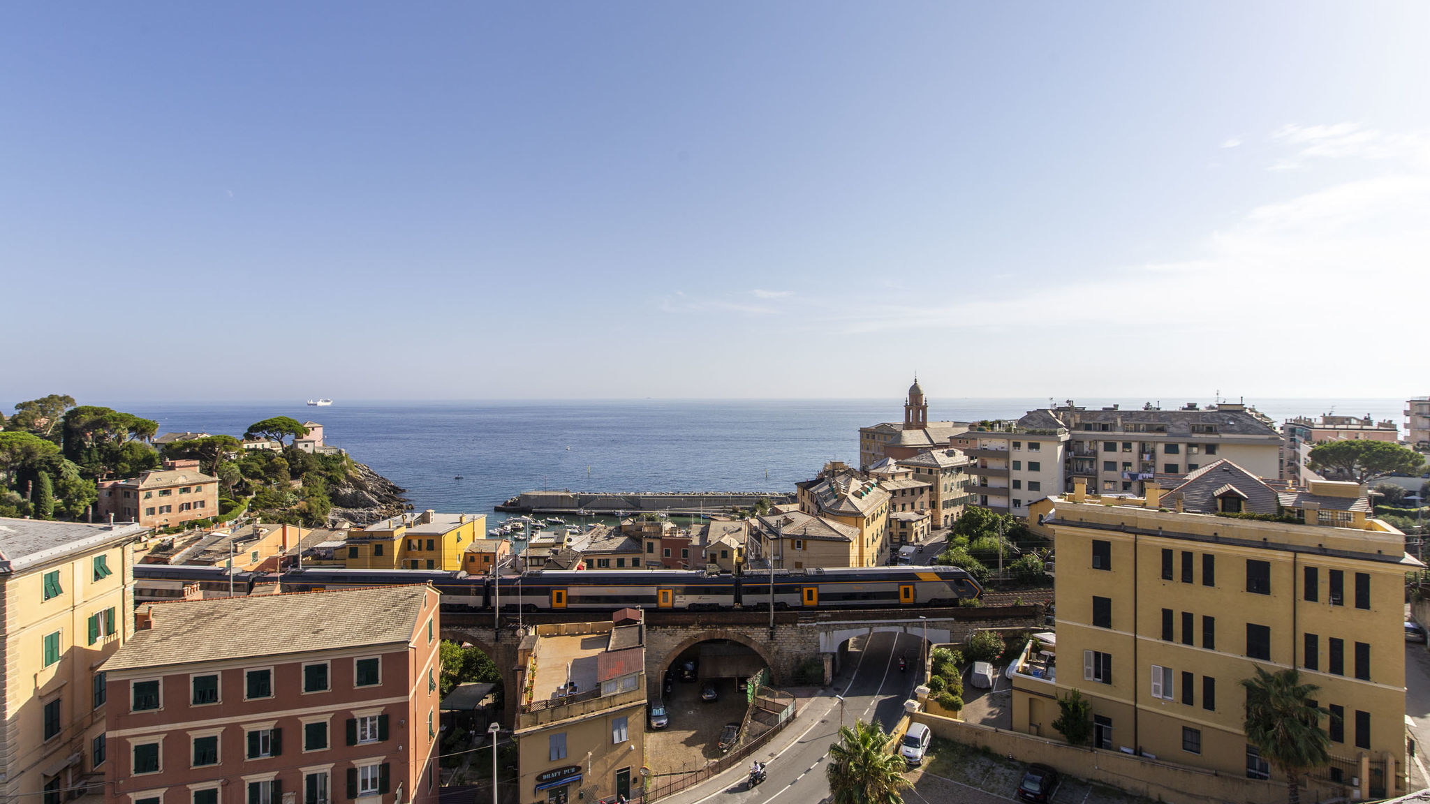Panoramic sea view