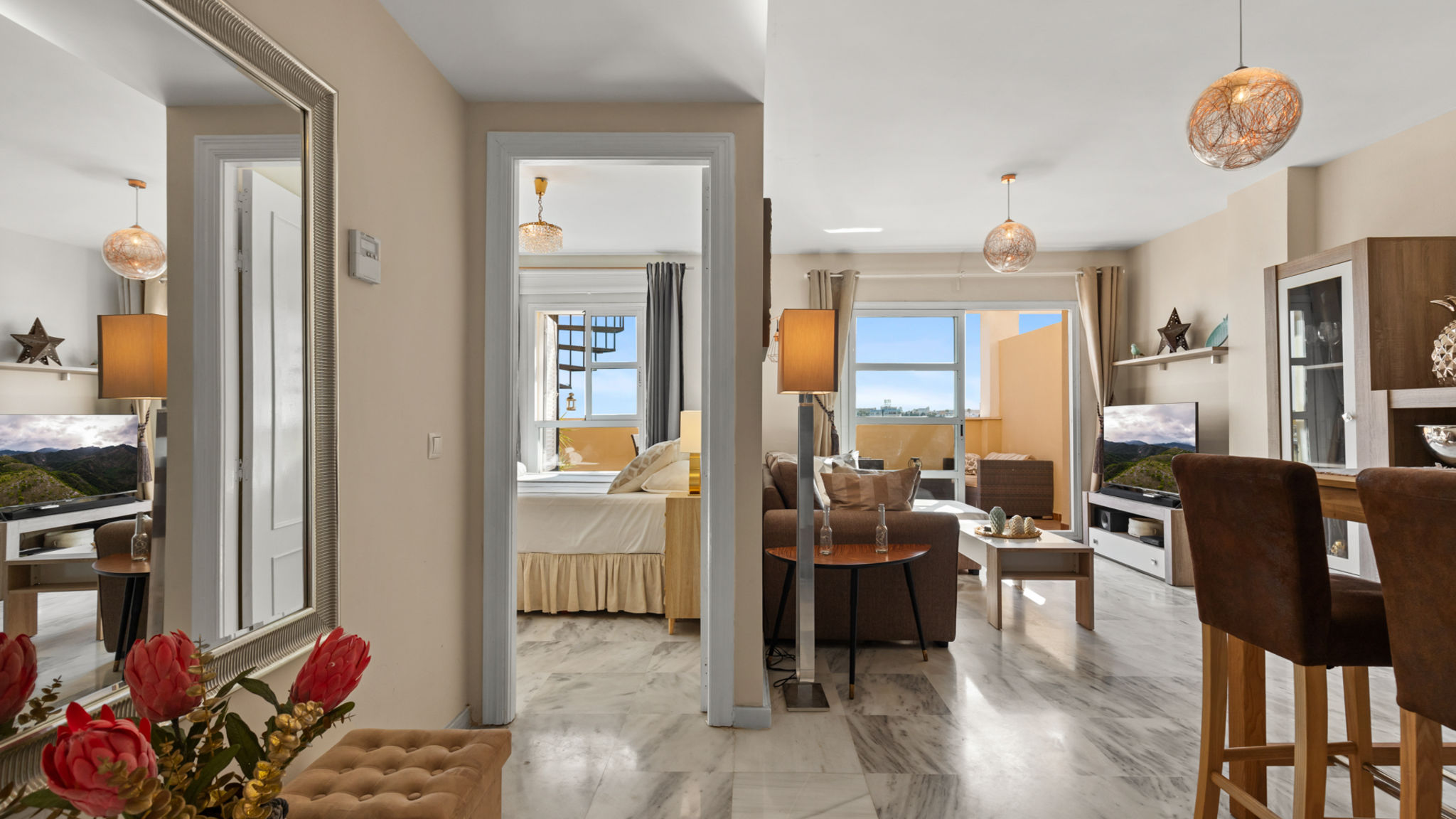 Costarentals Torremolinos Seaview terrace in Torremolinos by Costarentals - Ref 233