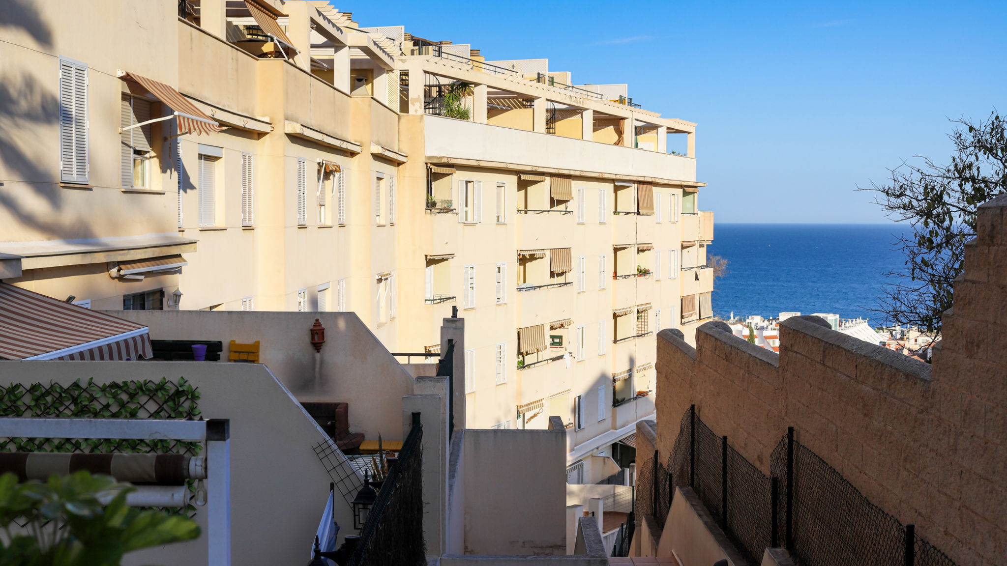 Costarentals Torremolinos Seaview terrace in La Carihuelas - Ref 233