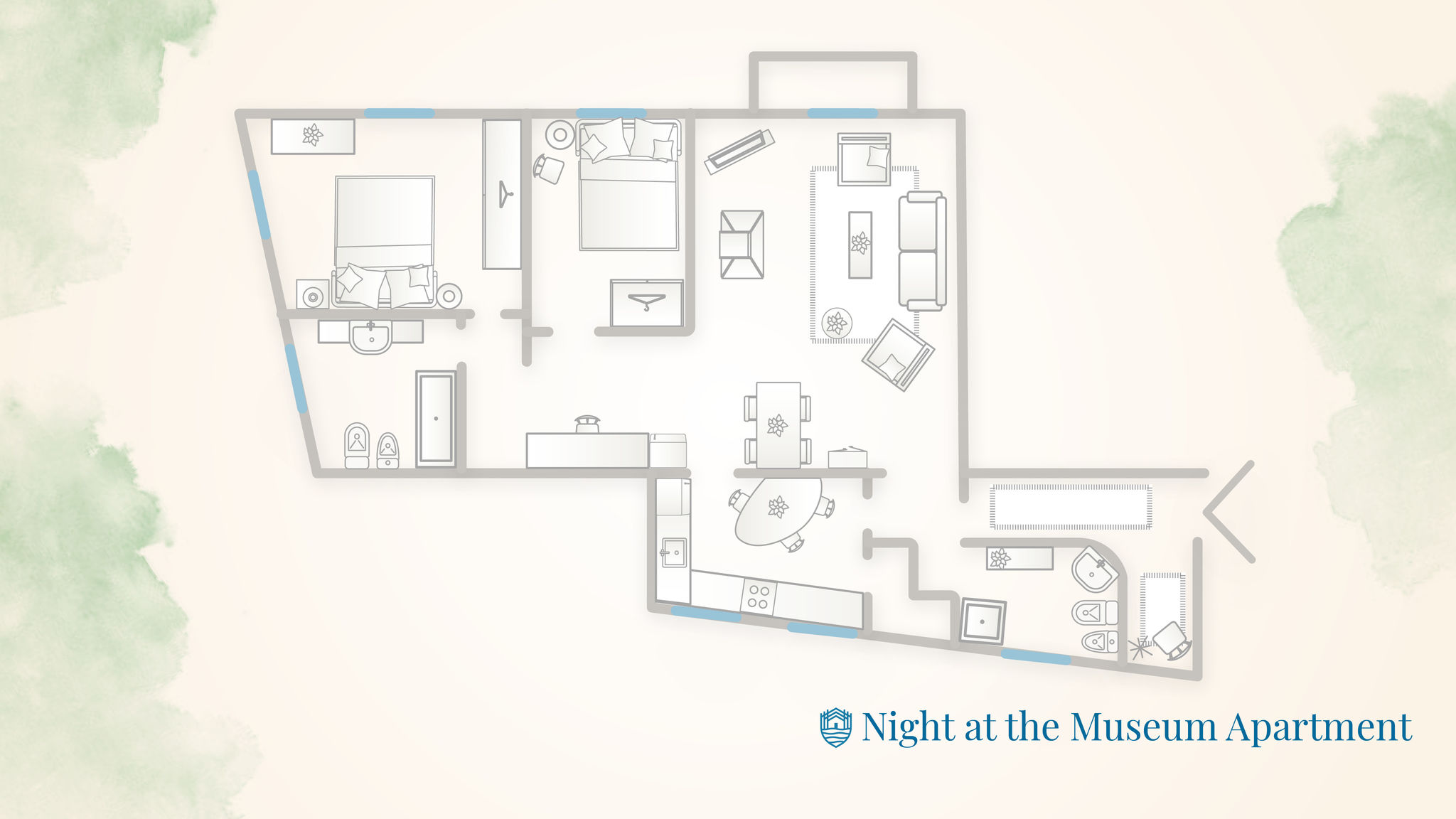 RentAllComo Como Night at the Museum Apartment