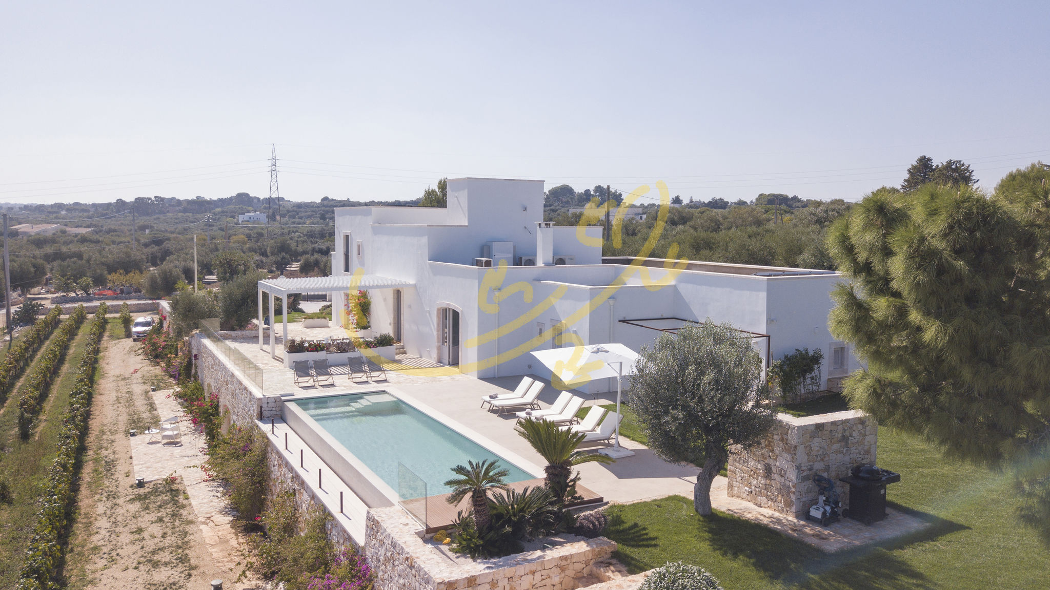 Italianway Monopoli TD Casale Donna Madia Sea View Pool Over Vineyard