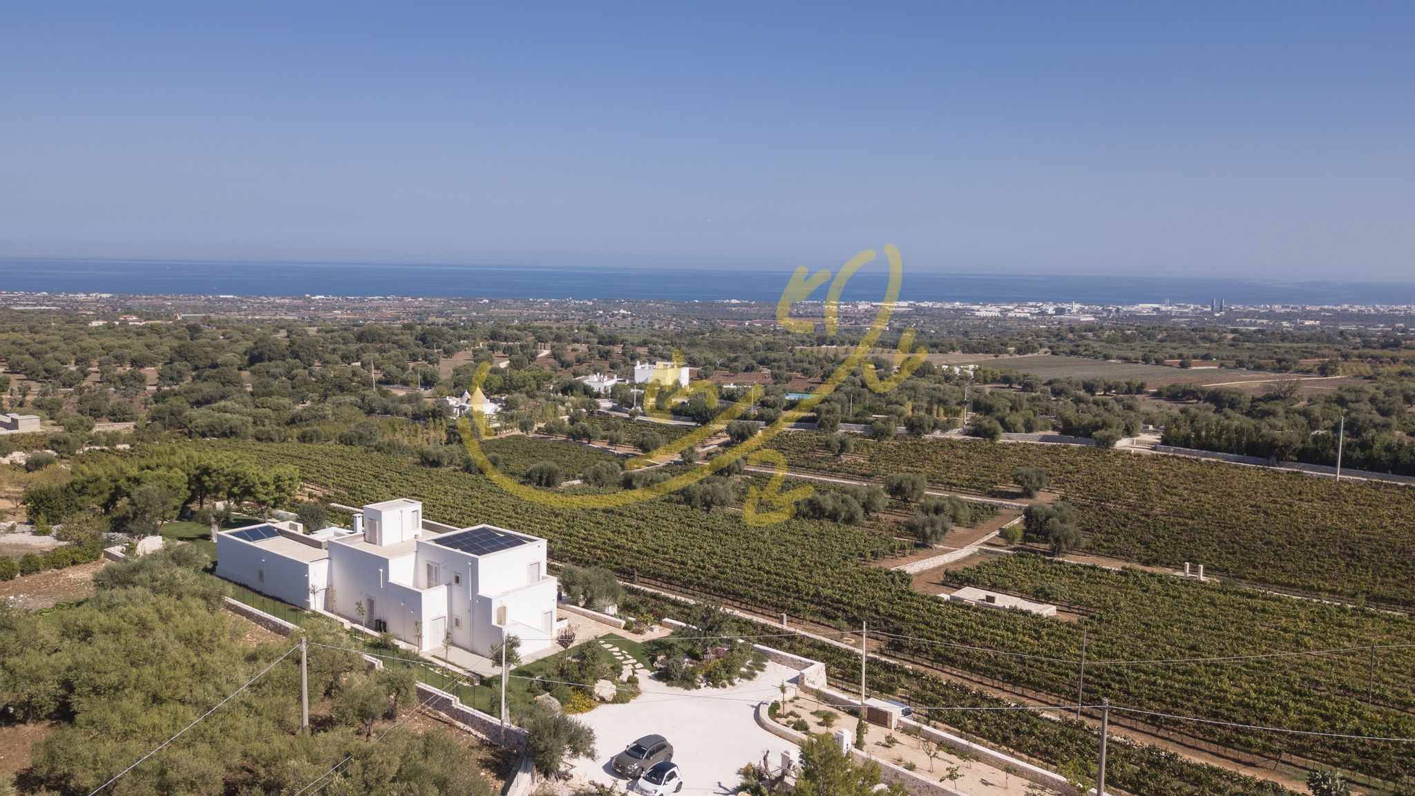 Italianway Monopoli TD Casale Donna Madia Sea View Pool Over Vineyard