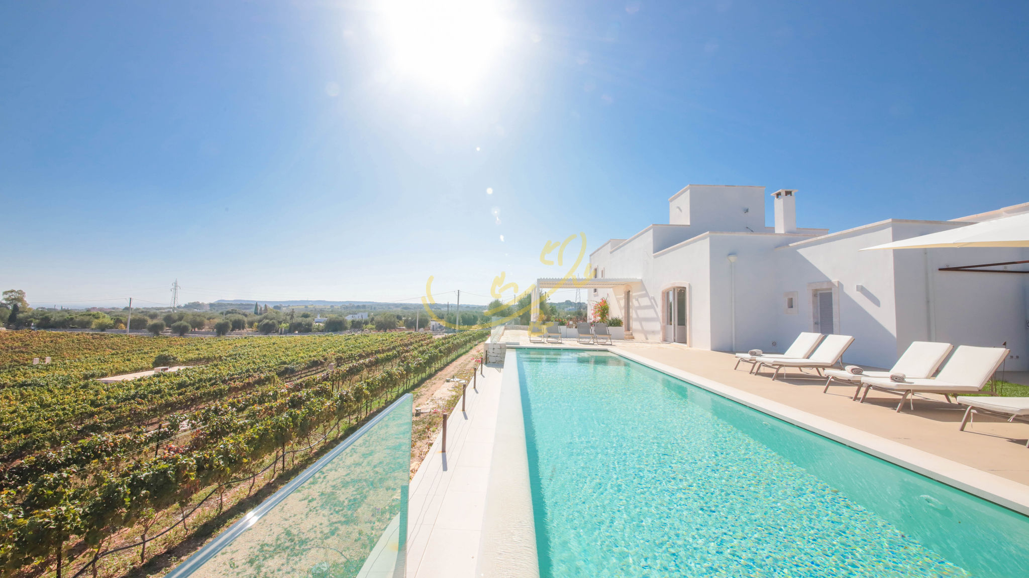 Italianway Monopoli TD Casale Donna Madia Sea View Pool Over Vineyard
