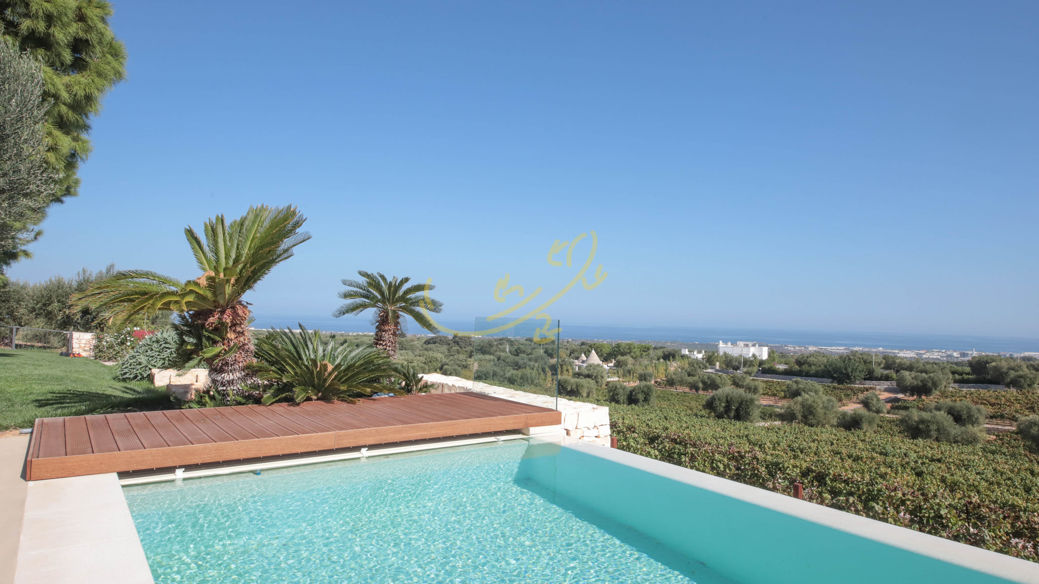 Italianway Monopoli TD Casale Donna Madia Sea View Pool Over Vineyard